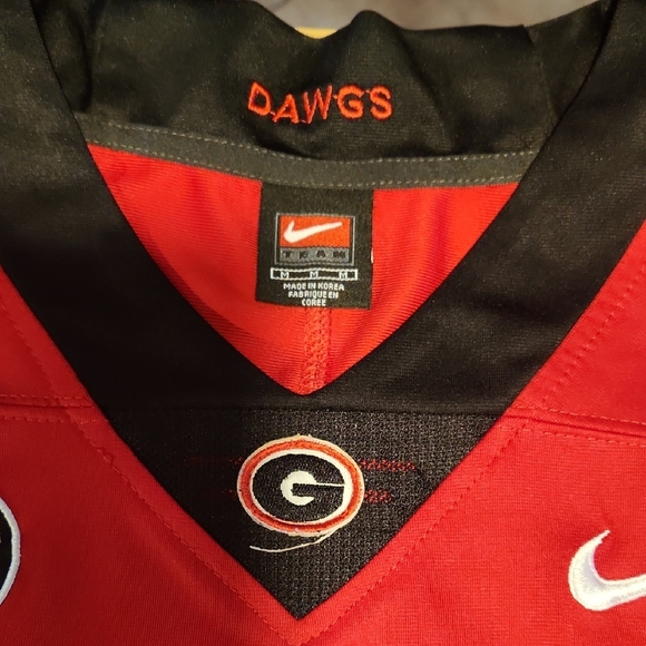 University Of Georgia Nike Red Jersey with Number 3 Gurley II Sewn On Letters - Picture 3 of 5